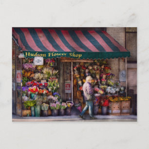 Vloerwinkel - NY - Chelsea - Hudson Flower Shop Briefkaart