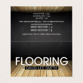 Vloerwoudspecialist Visitekaartje (Buitenkant ongevouwen)