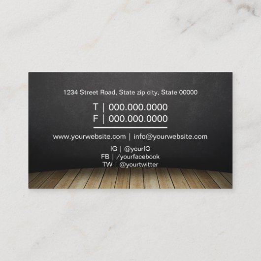 Vloerwoudspecialist Visitekaartje (Achterkant)