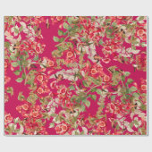 Vloerwrijvingspapier voor levende vogels cadeaupapier (Vlak)