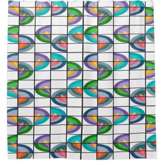 Vloerzolen Douchegordijn (Voorkant)