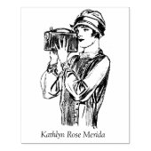 Vlogger Content Creator Filmmaker Videograaf Rubberstempel (Afrduk)