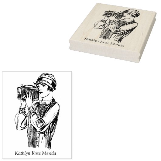 Vlogger Content Creator Filmmaker Videograaf Rubberstempel (Gestempeld)