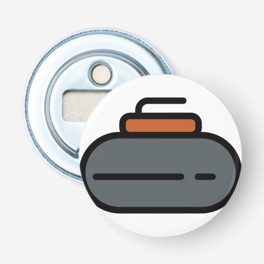 vlokken button flesopener (Voorkant)