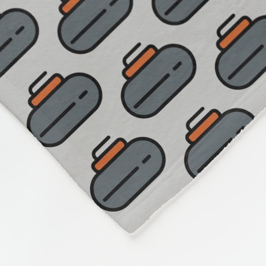 vlokken fleece deken (Hoek)