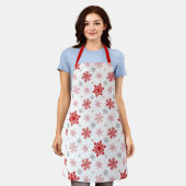 Vlokken Schort (Gedragen)