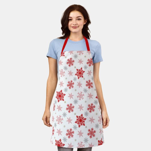 Vlokken Schort (Gedragen)