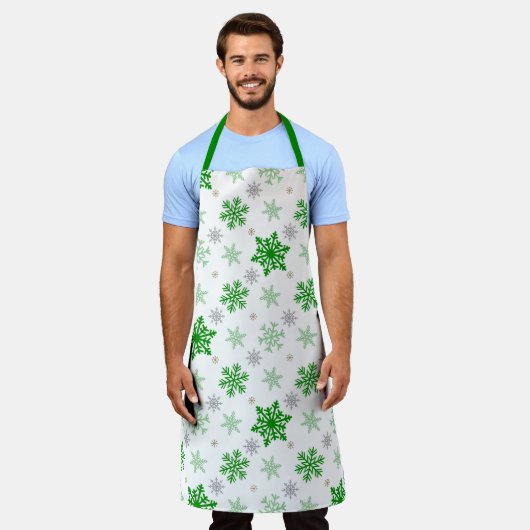 Vlokken Schort (Gedragen)