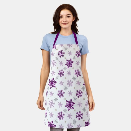 Vlokken Schort (Gedragen)