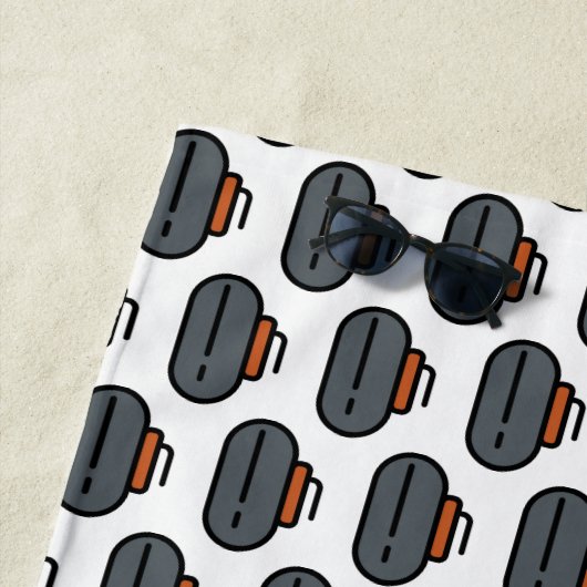 vlokken strandlaken (In situ)