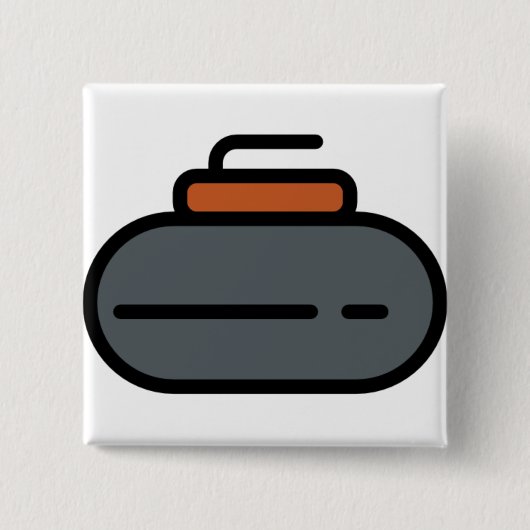 vlokken vierkante button 5,1 cm (Voorkant)