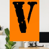 Vlone Logo Poster (Thuiskantoor)