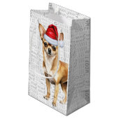 Vlooien Navidog Chihuahua Grappig Kerst Klein cade Klein Cadeauzakje (Achterkant Gekanteld)