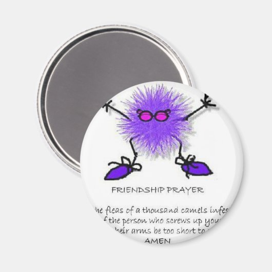 vlooiengebed magneet (Voorkant / Achterkant)