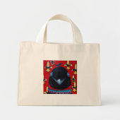vlooienkraaien mini tote bag (Voorkant)