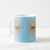 vlooienkwal koffiemok (Voorkant links)