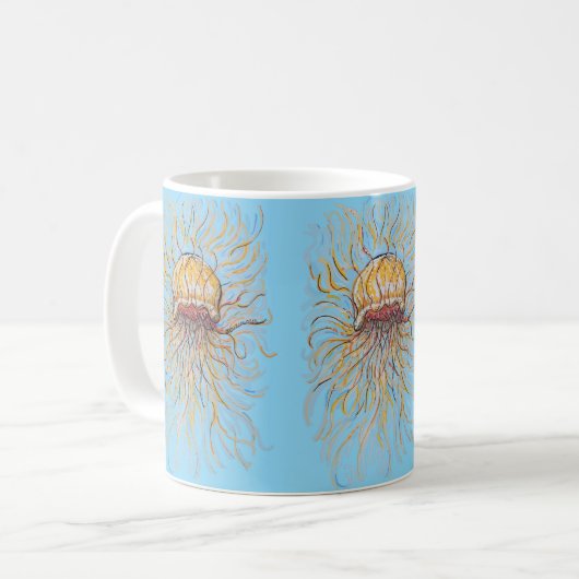 vlooienkwal koffiemok (Voorkant links)