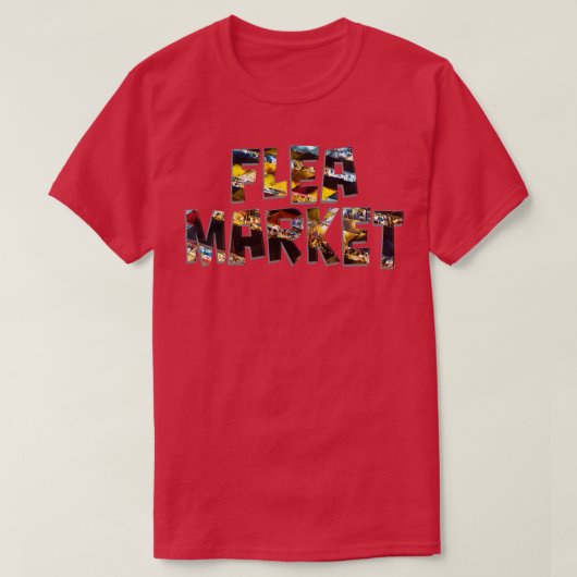 Vlooienmarkt T-shirt (Design voorkant)