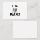 Vlooienmarkt Visitekaartje (Voorkant / Achterkant)