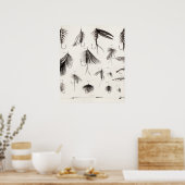  vlooienstraal 1800 poster (Keuken)