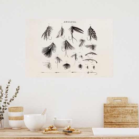  vlooienstraal 1800 poster (Keuken)