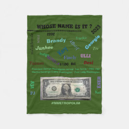 Vloot BABY BLANKET Unisex 30X40 in. /mmetropolim Fleece Deken