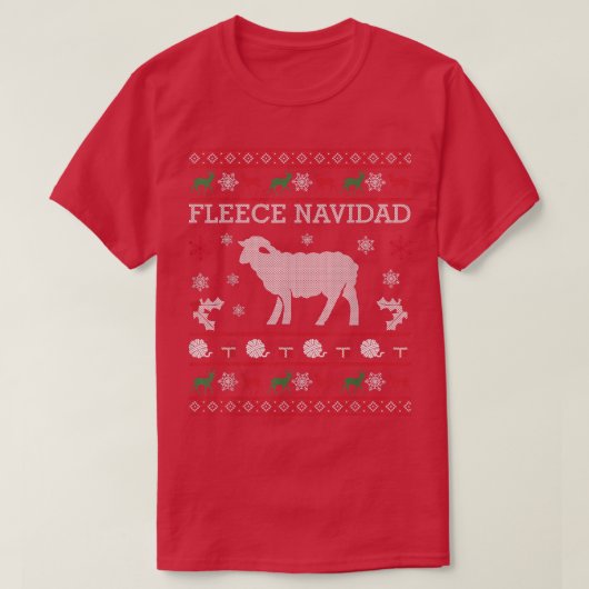 Vloot Navidad Ugly kerstcadeau voor Kind T-shirt (Design voorkant)