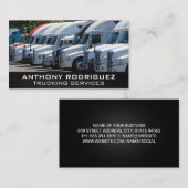 Vloot van Semi Trucks | Vervoer Visitekaartje (Voorkant / Achterkant)