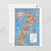  vlootovereenkomst van Nieuw-Zeeland Briefkaart (Voorkant / Achterkant)