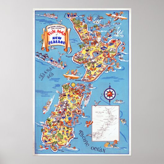  vlootovereenkomst van Nieuw-Zeeland Poster (Voorkant)