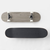 Vlot Grijs Hout Persoonlijk Skateboard (Horizontaal)