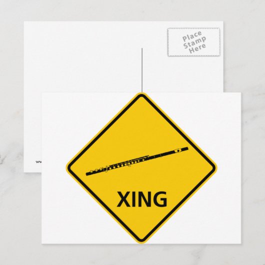 Vlote wegkruising briefkaart (Voorkant / Achterkant)