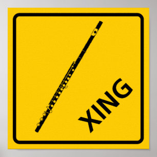 Vlote wegkruising poster