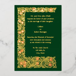  vloten en vloerbedekking folie uitnodiging