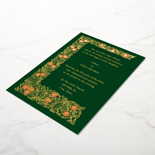 vloten en vloerbedekking folie uitnodiging (Gedraaid)