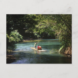 Vlotten op de Martha Brae-rivier, Falmouth, Briefkaart