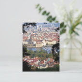 Vltava rivier Praag Briefkaart (Staand voorkant)