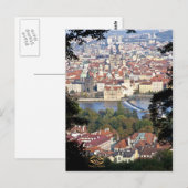 Vltava rivier Praag Briefkaart (Voorkant / Achterkant)