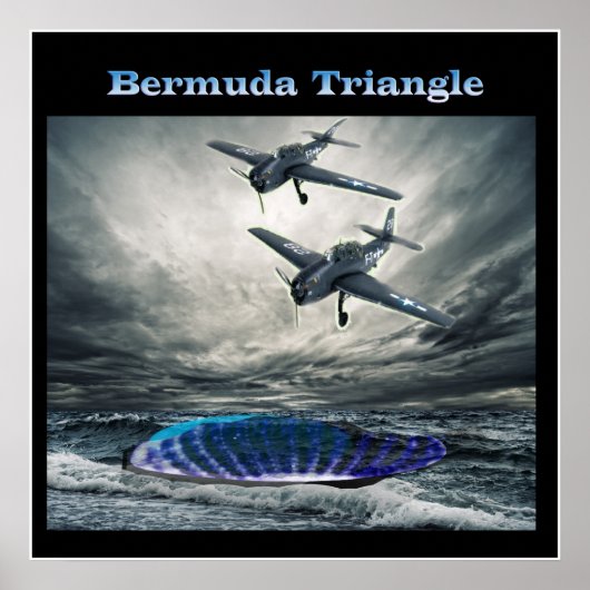 Vlucht 19 Bermuda-driehoek Poster (Voorkant)