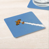 Vlucht 1 Coastercna Kartonnen Onderzetters (Schuin)