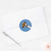 Vlucht 1 stkcna ronde sticker (Envelop)