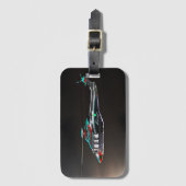 Vlucht 2 BC ltcnm Bagagelabel (Voorkant (verticaal))