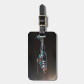 Vlucht 2 cd ltcna bagagelabel (Voorkant verticaal)