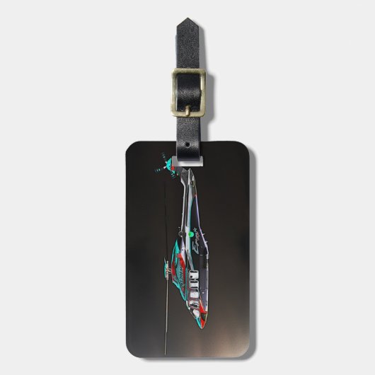 Vlucht 2 cd ltcna bagagelabel (Voorkant verticaal)