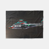 Vlucht 2 fba fleece deken (Voorkant (Horizontaal))