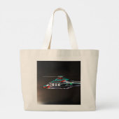 Vlucht 2 jtcna grote tote bag (Achterkant)
