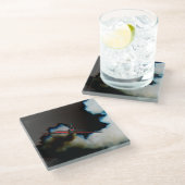 Vlucht 3 coastercna glazen onderzetter (Schuin)