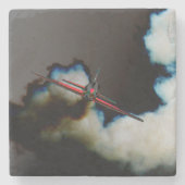 Vlucht 3 coastercna stenen onderzetter (Voorkant)