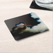 Vlucht 3 coastercnm kartonnen onderzetters (Schuin)