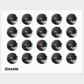 Vlucht 3 stkcna ronde sticker (Vel)